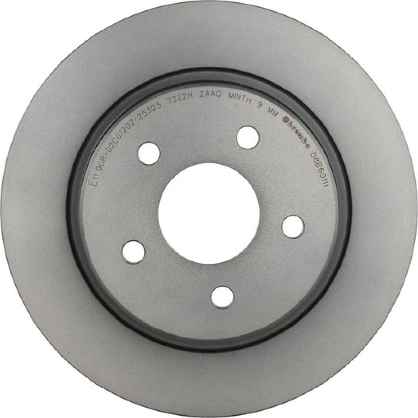 Brembo 08.B601.11 Brembo UV Coated Solid Brake Rotor