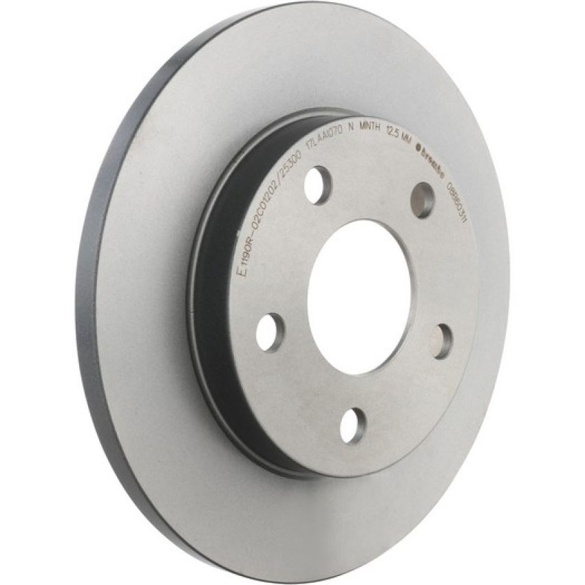 Brembo 08.B603.11 Brembo UV Coated Solid Brake Rotor