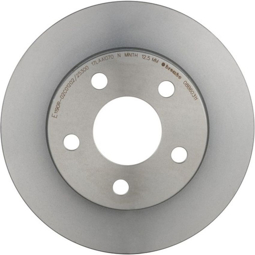 Brembo 08.B603.11 Brembo UV Coated Solid Brake Rotor