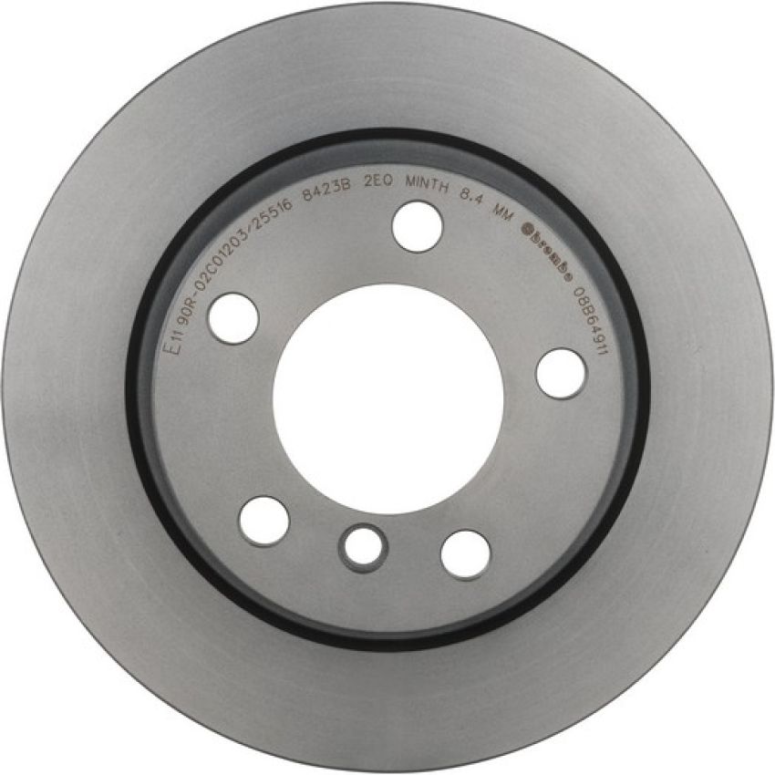 Brembo 08.B649.11 Brembo UV Coated Solid Brake Rotor