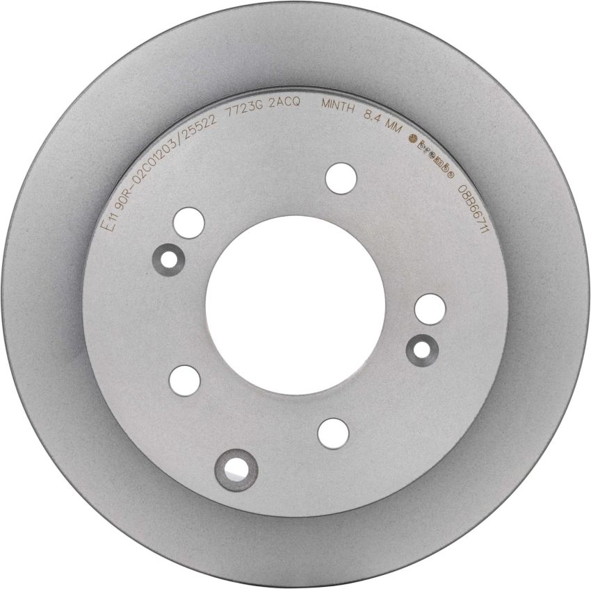 Brembo 08.B667.11 Brembo UV Coated Solid Brake Rotor