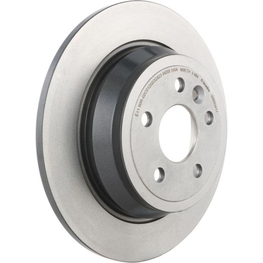 Brembo 08.B804.11 Brembo UV Coated Solid Brake Rotor