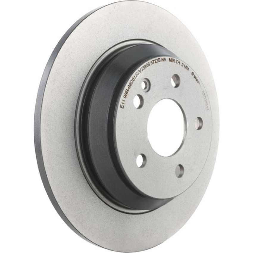 Brembo 08.C065.11 Brembo UV Coated Solid Brake Rotor