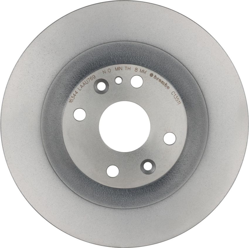 Brembo 08.C135.11 Brembo UV Coated Solid Brake Rotor