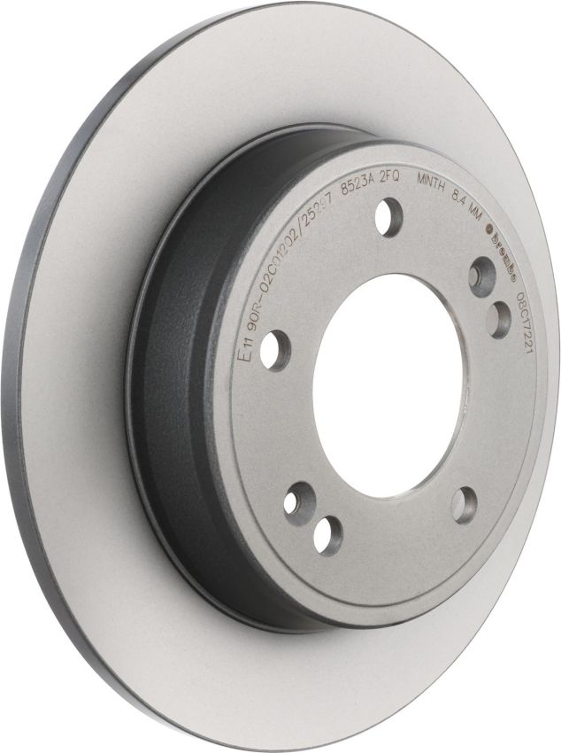 Brembo 08.C172.21 Brembo UV Coated Solid Brake Rotor