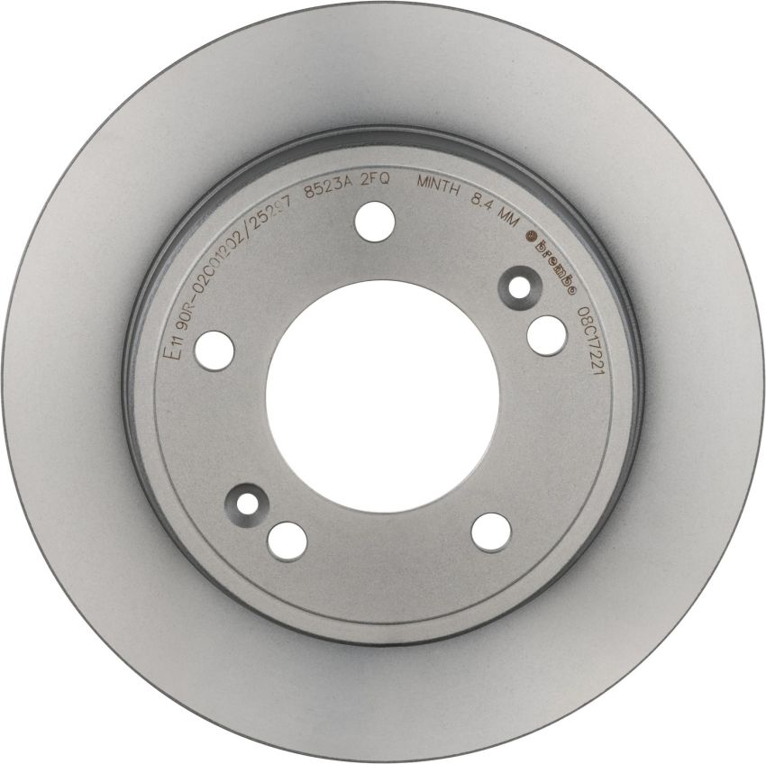 Brembo 08.C172.21 Brembo UV Coated Solid Brake Rotor