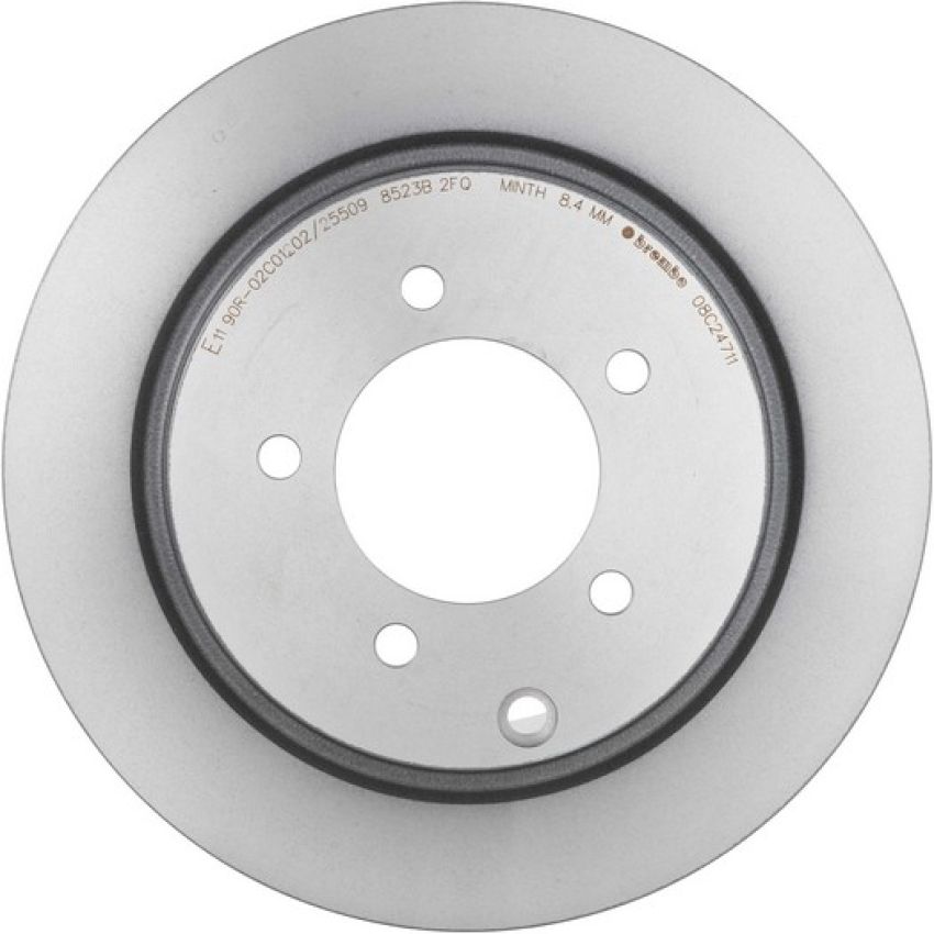 Brembo 08.C247.11 Brembo UV Coated Solid Brake Rotor