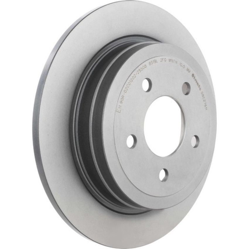 Brembo 08.C276.11 Brembo UV Coated Solid Brake Rotor