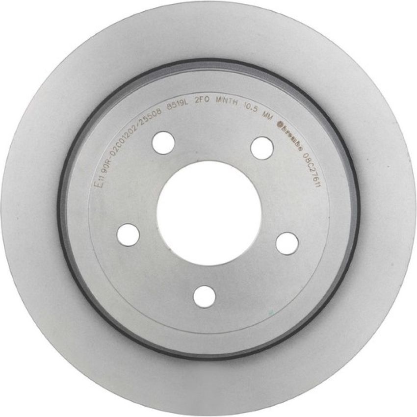 Brembo 08.C276.11 Brembo UV Coated Solid Brake Rotor