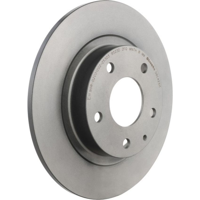 Brembo 08.C423.11 Brembo UV Coated Solid Brake Rotor