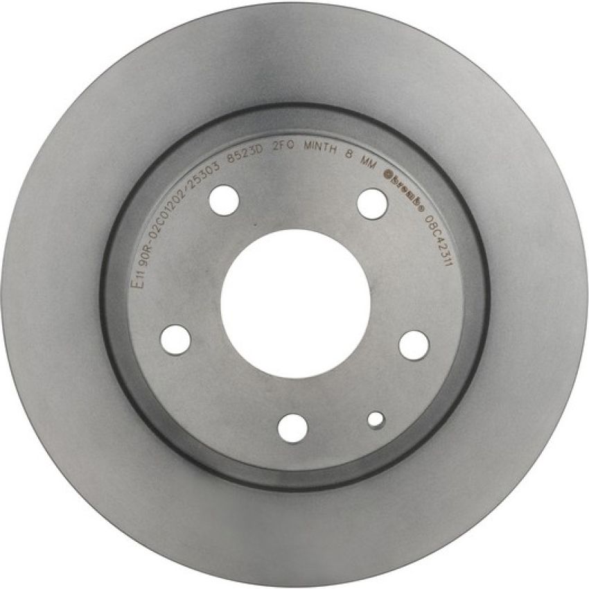 Brembo 08.C423.11 Brembo UV Coated Solid Brake Rotor