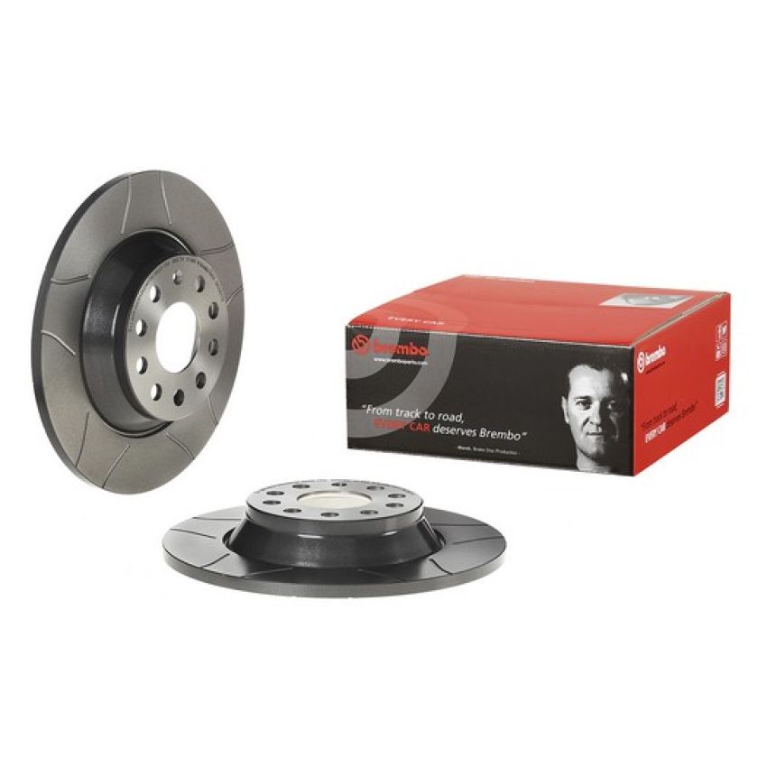 Brembo 08.C501.75 Premium Max Slotted UV Coated Rotor