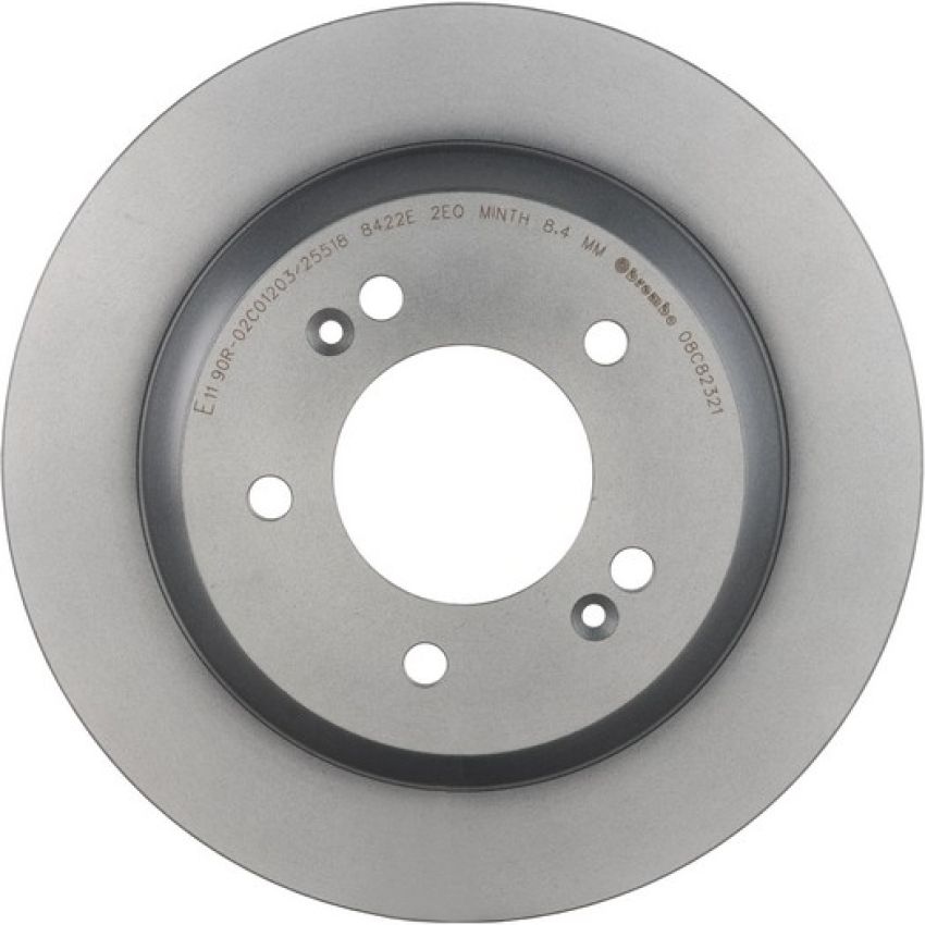 Brembo 08.C823.21 Brembo UV Coated Solid Brake Rotor