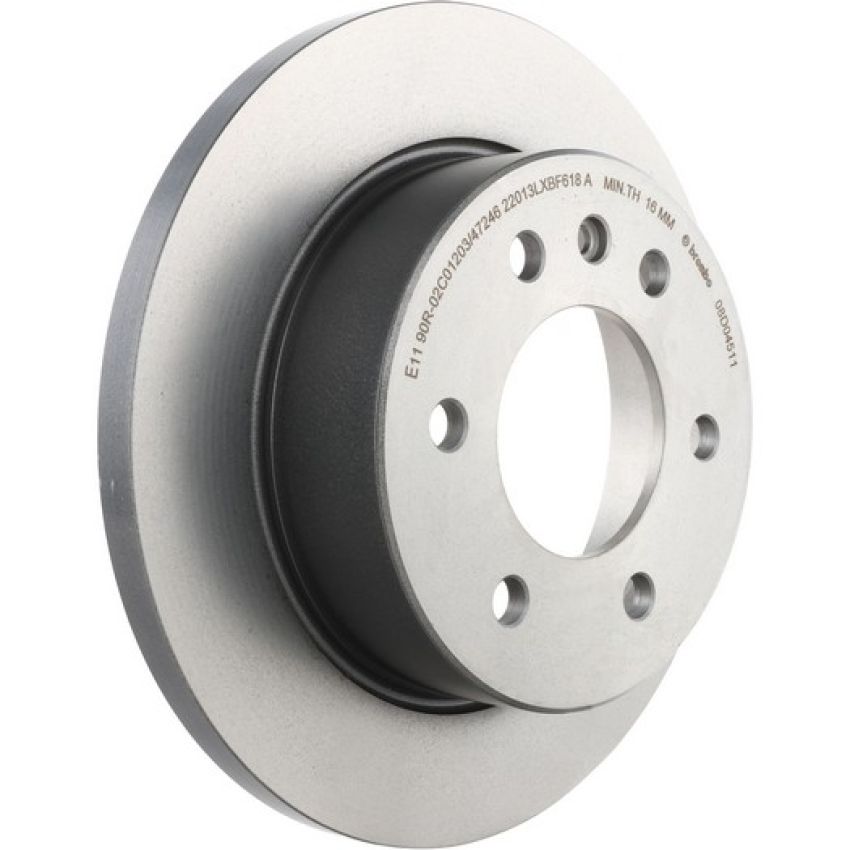 Brembo 08.D045.11 Brembo UV Coated Solid Brake Rotor