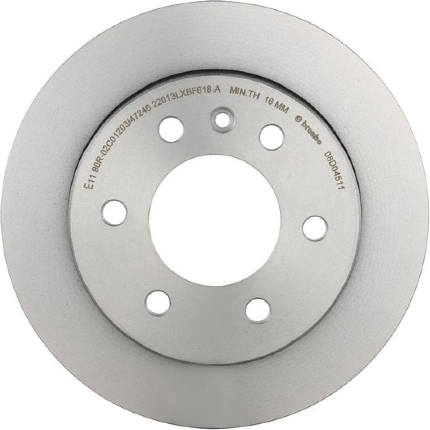 Brembo 08.D045.11 Brembo UV Coated Solid Brake Rotor