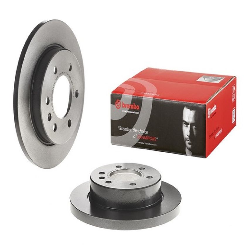 Brembo 08.D046.11 Brembo UV Coated Solid Brake Rotor