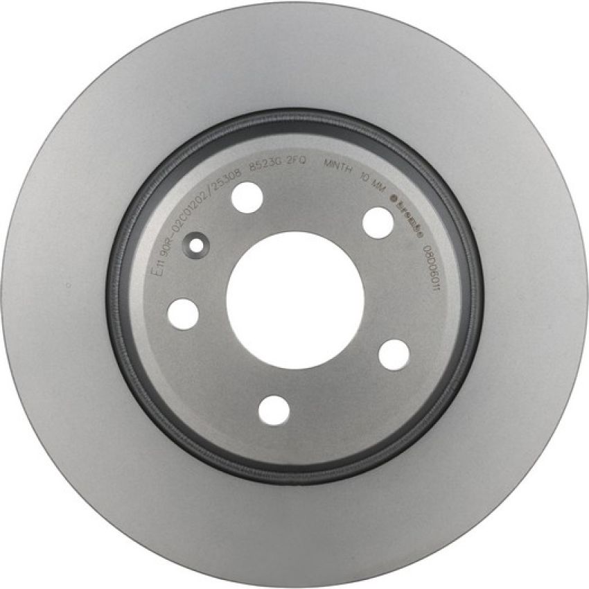 Brembo KT00979 Brembo ceramic brake pad and UV coated solid  brake disc kit
