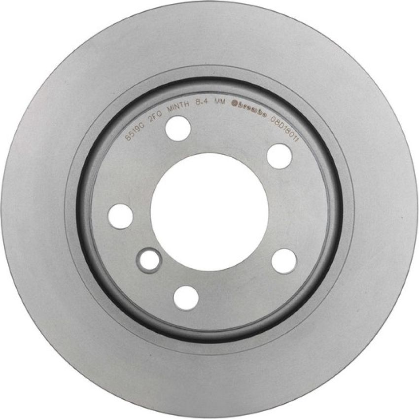 Brembo KT00C34 Brembo ceramic brake pad and UV coated solid  brake disc kit