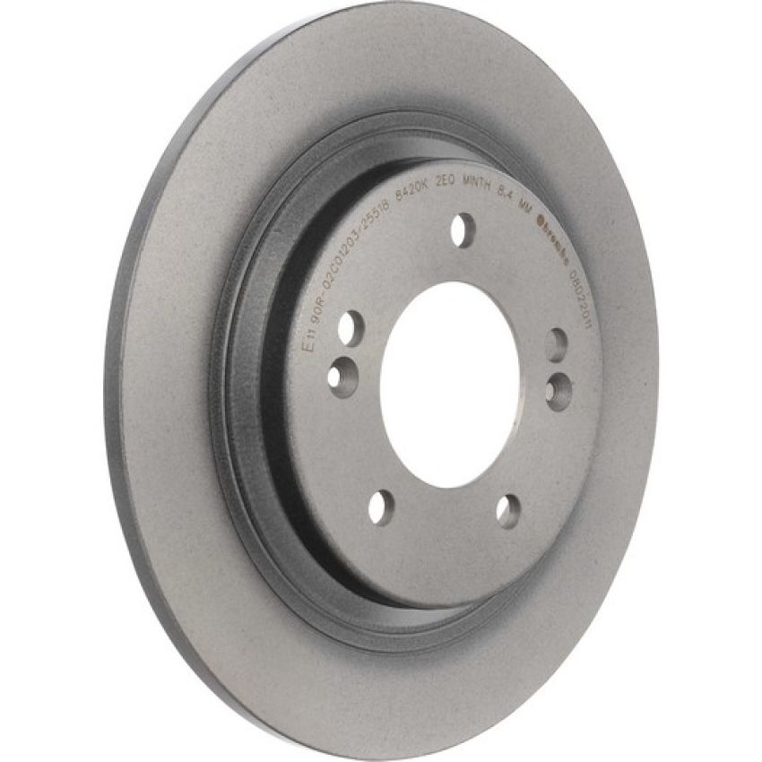 Brembo 08.D220.11 Brembo UV Coated Solid Brake Rotor