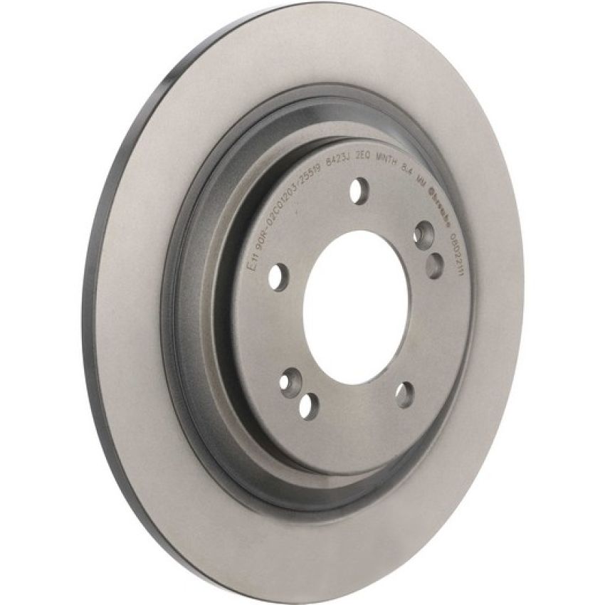 Brembo 08.D221.11 Brembo UV Coated Solid Brake Rotor