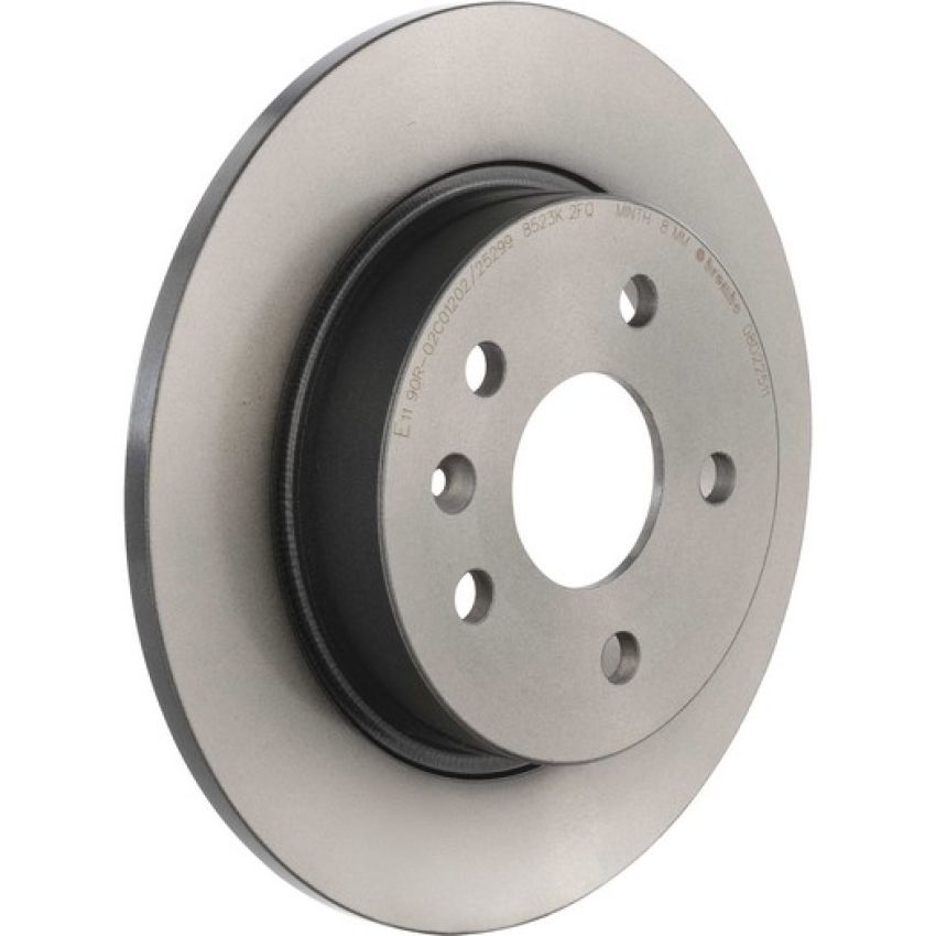 Brembo 08.D225.11 Brembo UV Coated Solid Brake Rotor