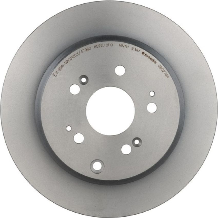 Brembo 08.D278.11 Brembo UV Coated Solid Brake Rotor