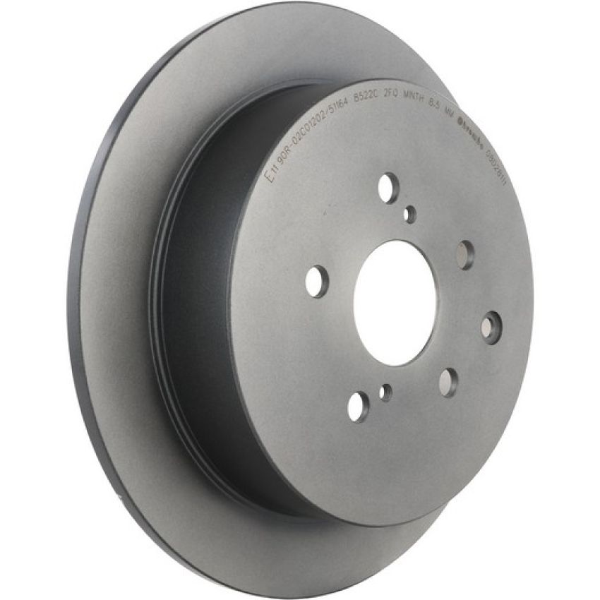 Brembo 08.D281.11 Brembo UV Coated Solid Brake Rotor