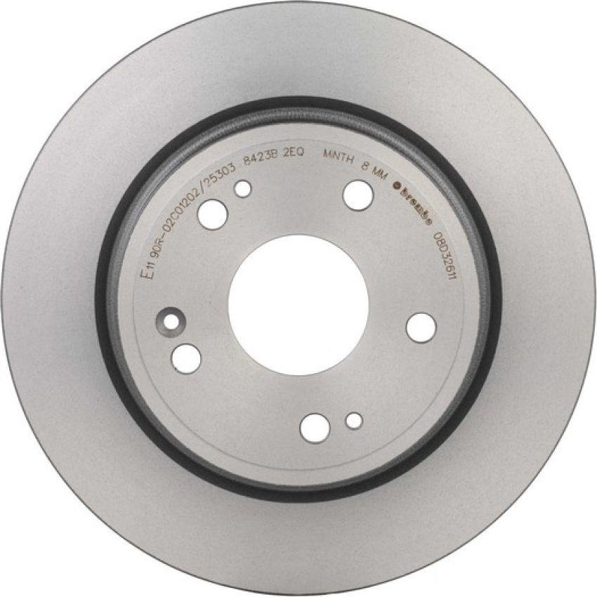 Brembo 08.D326.11 Brembo UV Coated Solid Brake Rotor