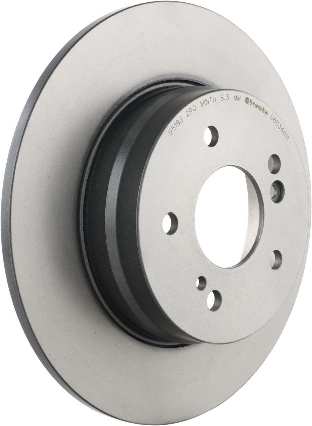 Brembo 08.D340.11 Brembo UV Coated Solid Brake Rotor
