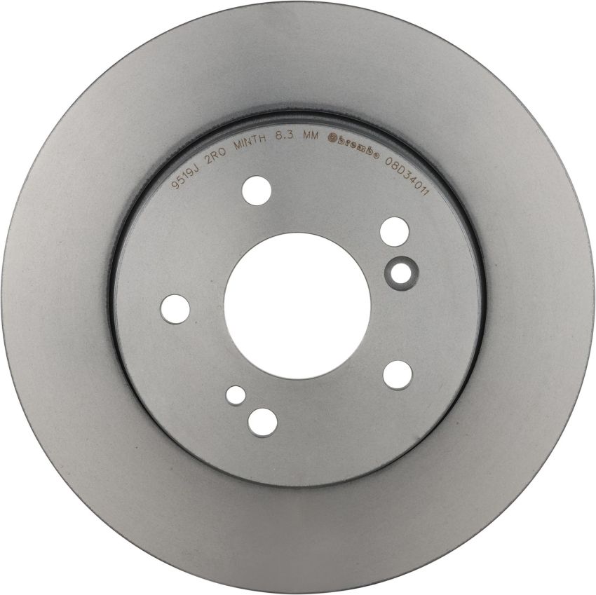 Brembo 08.D340.11 Brembo UV Coated Solid Brake Rotor