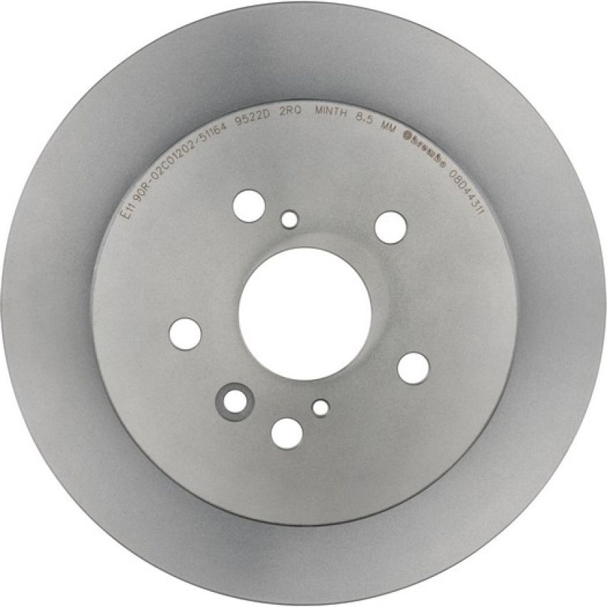 Brembo 08.D443.11 Brembo UV Coated Solid Brake Rotor
