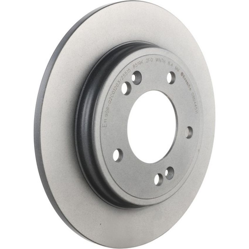 Brembo 08.D445.11 Brembo UV Coated Solid Brake Rotor