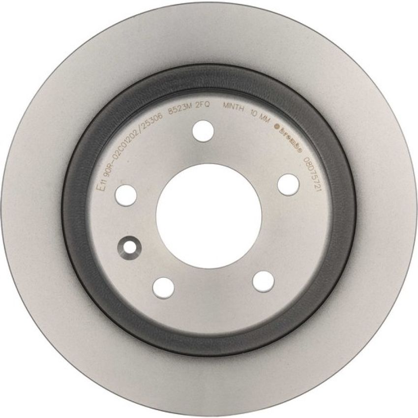 Brembo 08.D757.21 Brembo UV Coated Solid Brake Rotor
