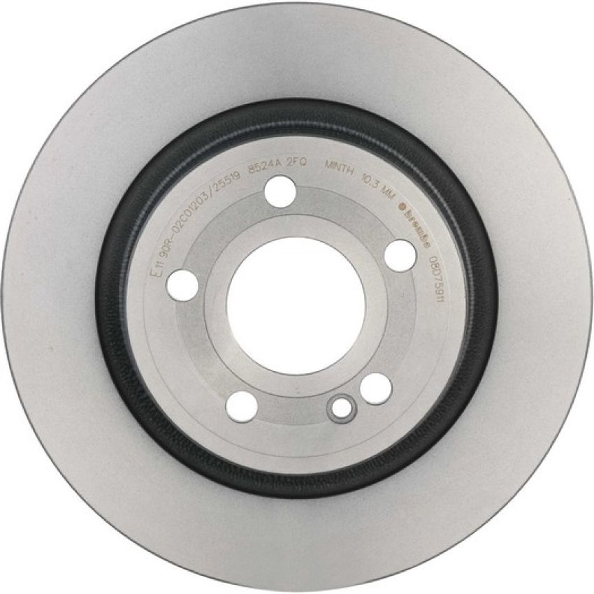 Brembo 08.D759.11 Brembo UV Coated Solid Brake Rotor