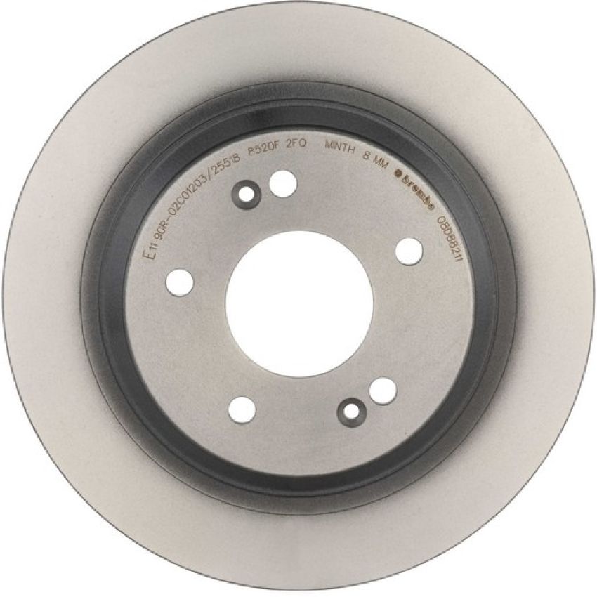 Brembo 08.D882.11 Brembo UV Coated Solid Brake Rotor