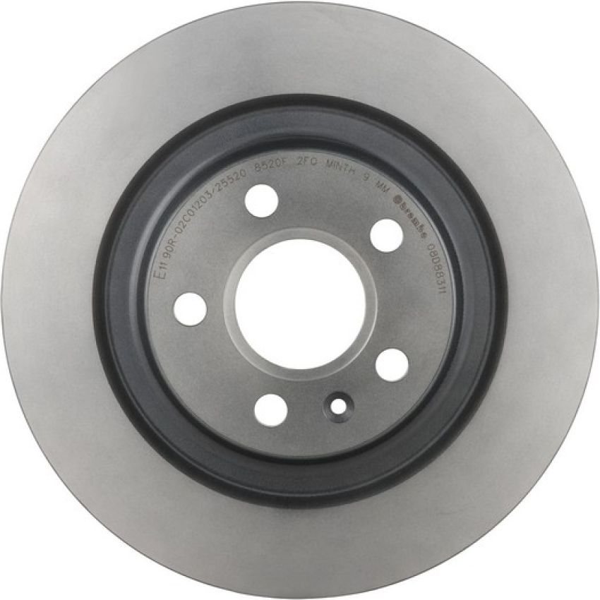 Brembo 08.D883.11 Brembo UV Coated Solid Brake Rotor