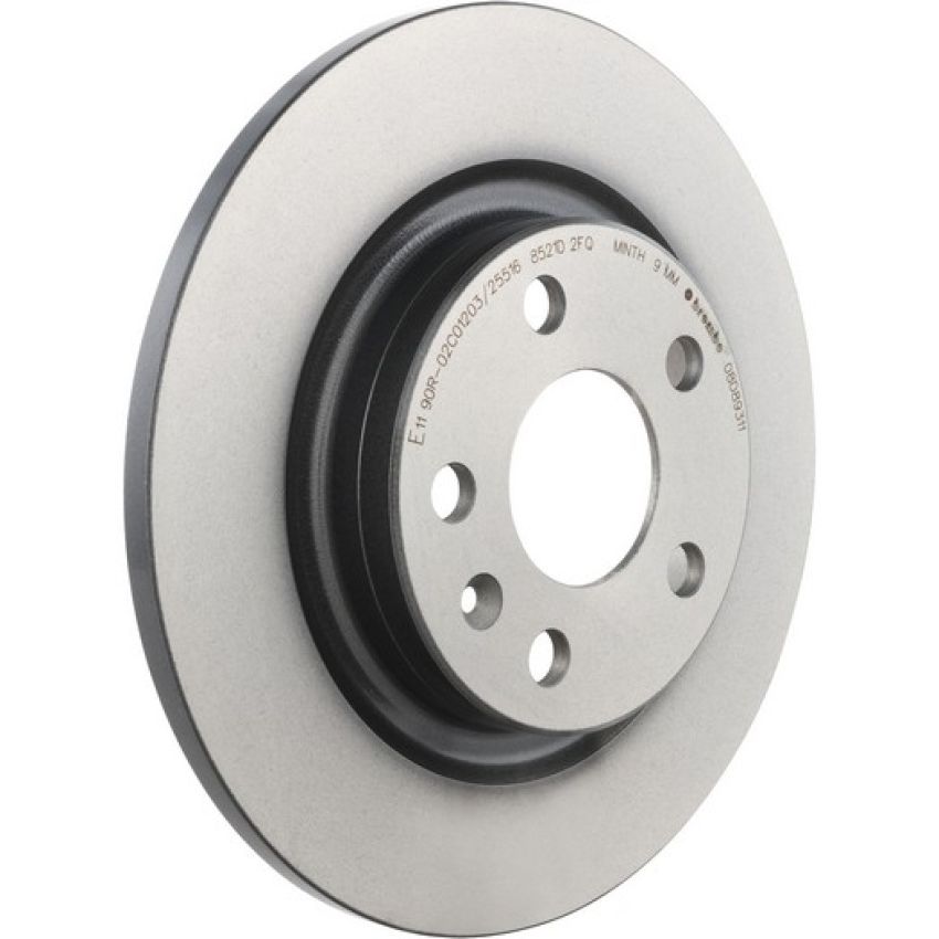 Brembo 08.D893.11 Brembo UV Coated Solid Brake Rotor