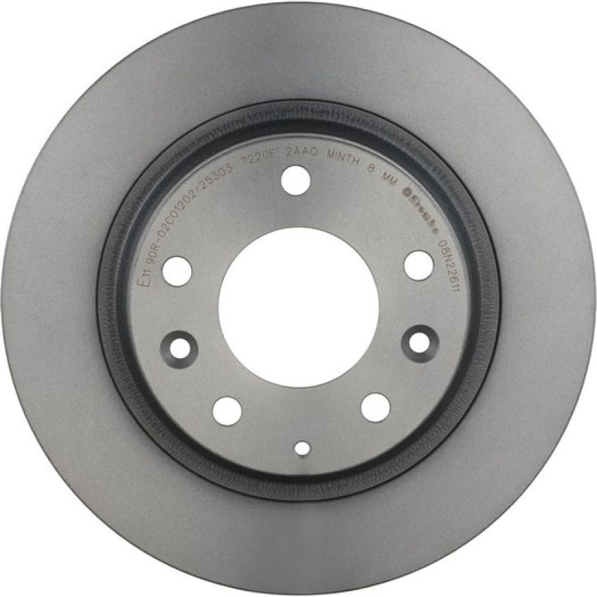 Brembo 08.N226.11 Brembo UV Coated Solid Brake Rotor