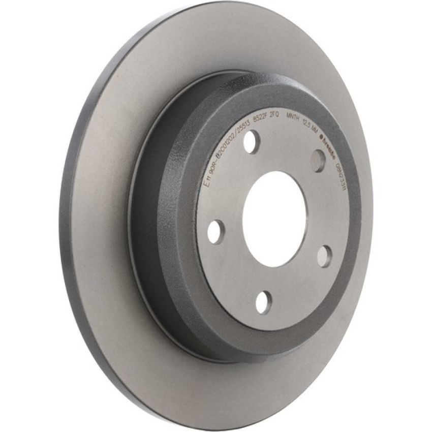 Brembo 08.N233.11 Brembo UV Coated Solid Brake Rotor