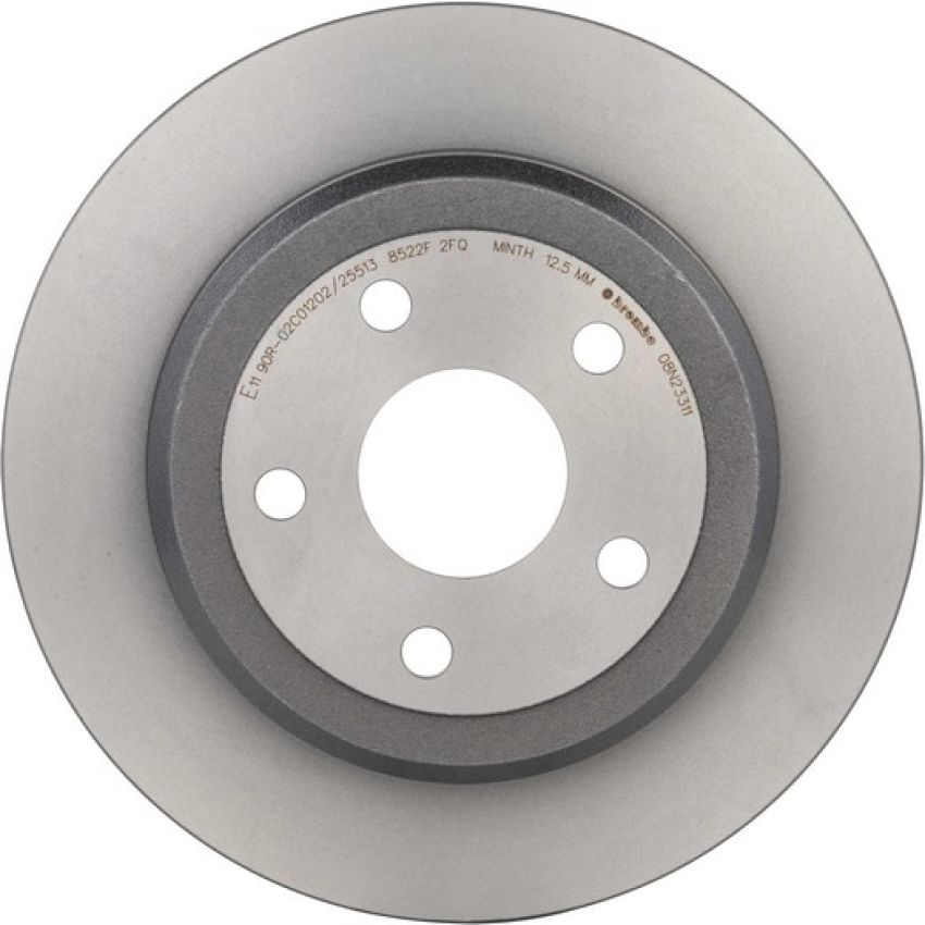 Brembo 08.N233.11 Brembo UV Coated Solid Brake Rotor
