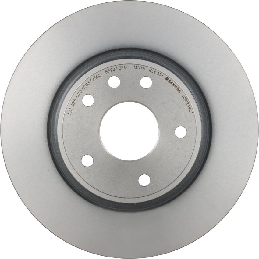 Brembo 08.N249.21 Brembo UV Coated Solid Brake Rotor