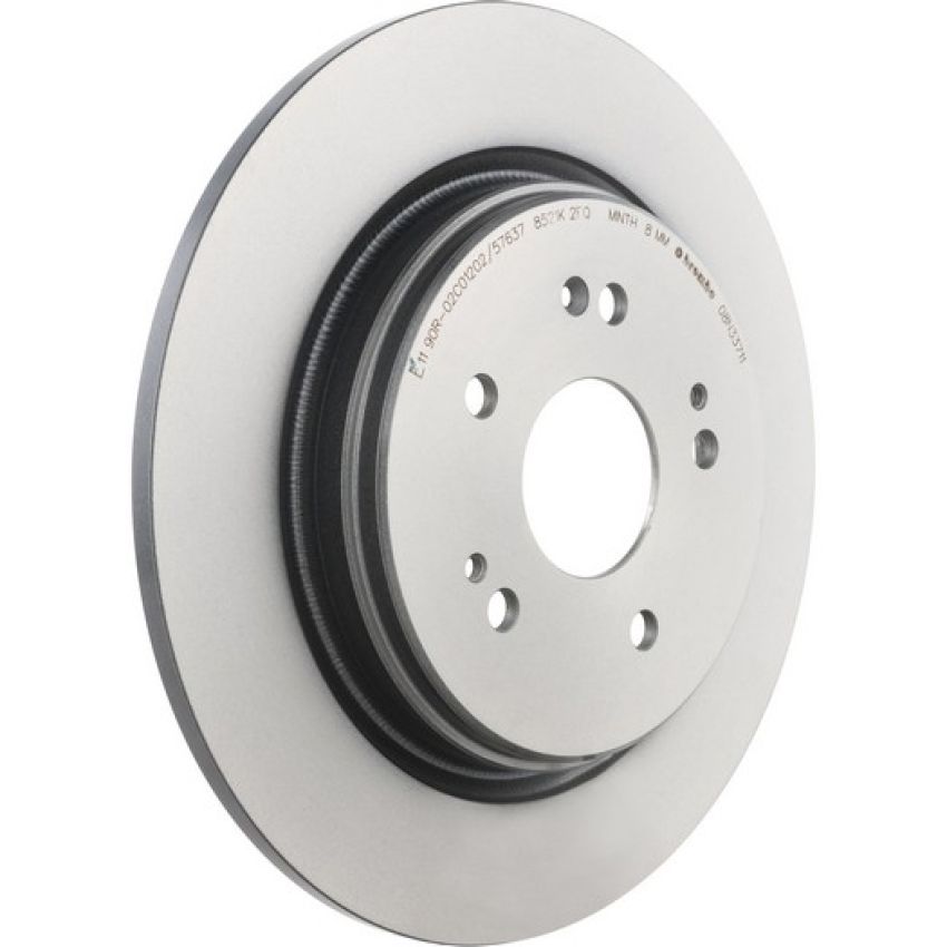 Brembo 08.N337.11 Brembo UV Coated Solid Brake Rotor