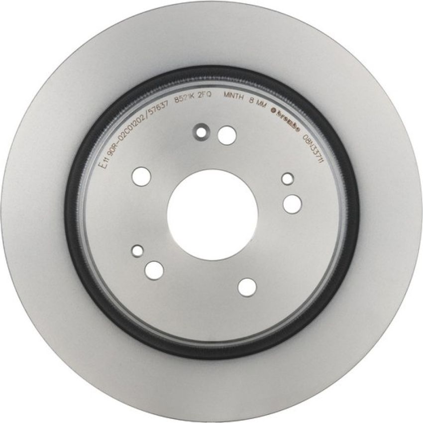 Brembo 08.N337.11 Brembo UV Coated Solid Brake Rotor