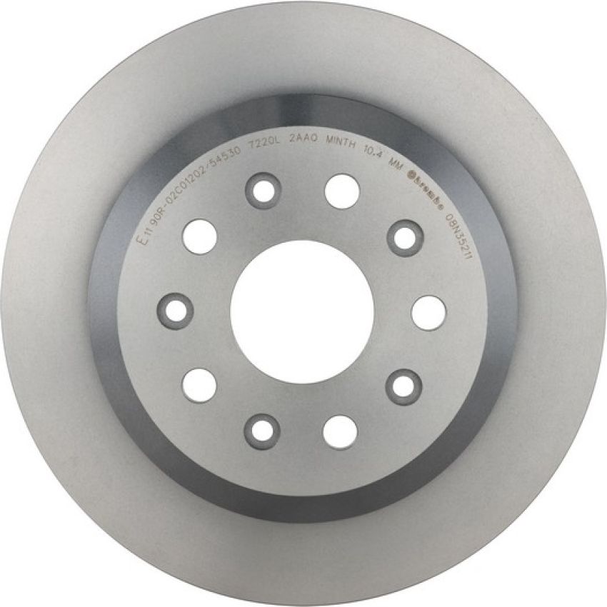 Brembo 08.N352.11 Brembo UV Coated Solid Brake Rotor