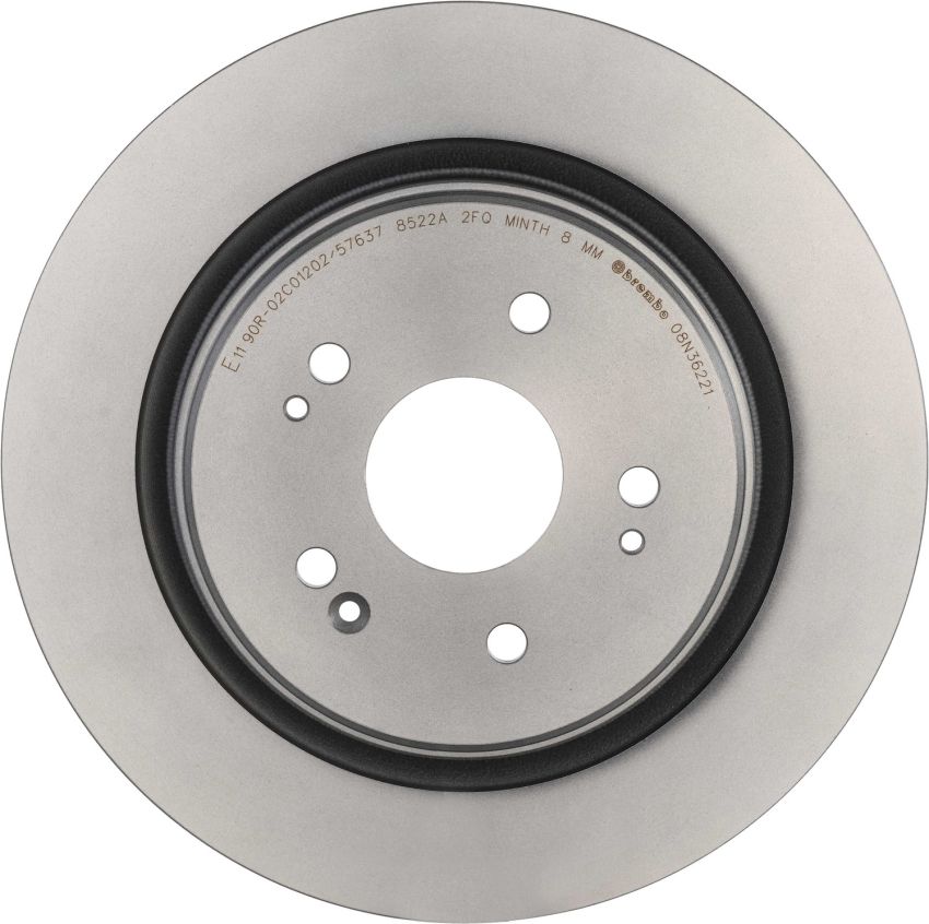 Brembo 08.N362.21 Brembo UV Coated Solid Brake Rotor