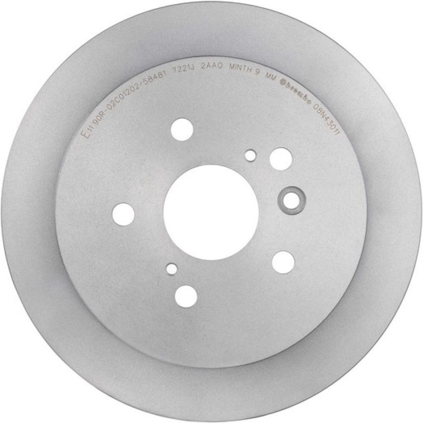 Brembo 08.N430.11 Brembo UV Coated Solid Brake Rotor
