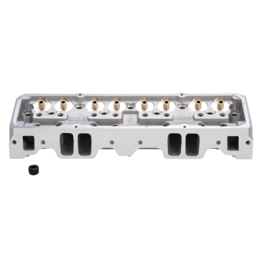 EDELBROCK EDE60887 SBC NHRA Legal Cylinder Head 64cc S/P Bare