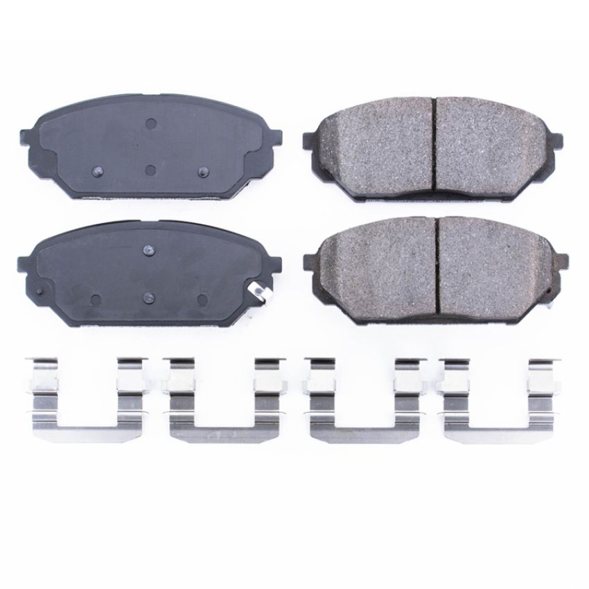 PowerStop 17-1301 PowerStop - Z17 Low-Dust Ceramic Brake Pads with Hardware
