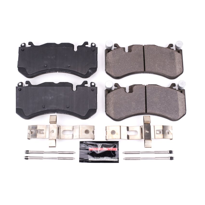 PowerStop Z23-1291 PowerStop - Z23 Daily Driver Carbon-Fiber Ceramic Brake Pads with Hardware Kit