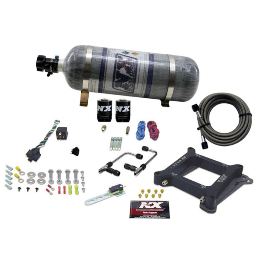 Nitrous Express 60045-12 4150 Gemini STAGE 6 ALCOHOL W/ COMPOSITE BOTTLE
